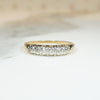 Classic 1940s Two-Tone Gold & Diamond Band