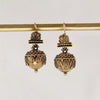 Etruscan Revival Earbobs in 14k Gold