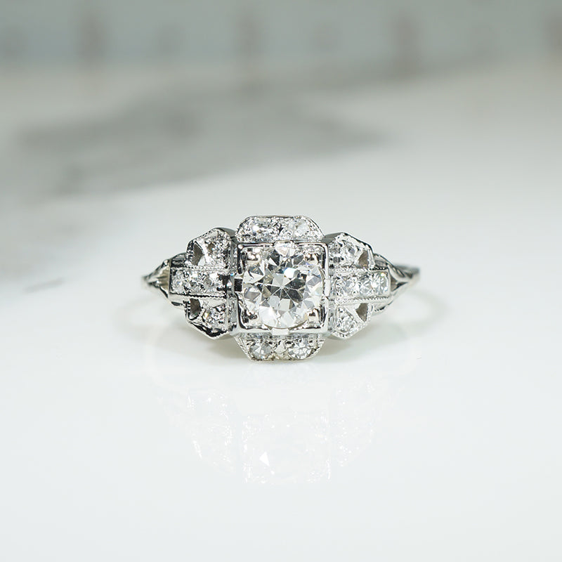 Lovely 1930s Diamond Engagement Ring