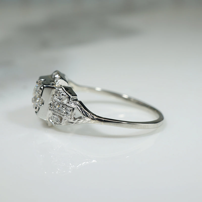 Lovely 1930s Diamond Engagement Ring