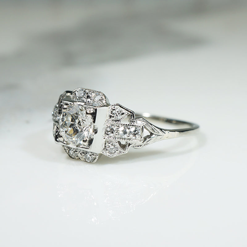 Lovely 1930s Diamond Engagement Ring