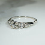 Beauty 1940s OEC Diamond Engagement Ring