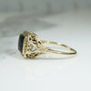 Art Deco Gold and Onyx Ring