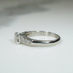 Classic 1940s Platinum Diamond Engagement Ring