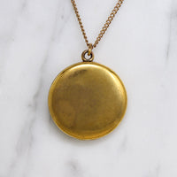 Woman in the Moon Art Nouveau Locket