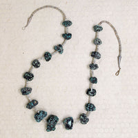 Spider Web Turquoise & Heishi Bead Necklace