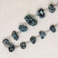 Spider Web Turquoise & Heishi Bead Necklace