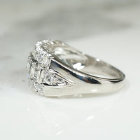 Luxurious Platinum and Diamond Band