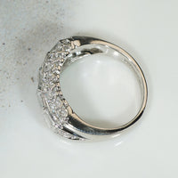Luxurious Platinum and Diamond Band