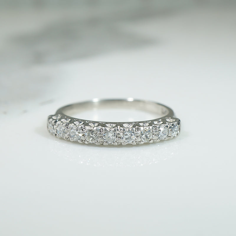 Fabulous Platinum and Diamond Band c1940