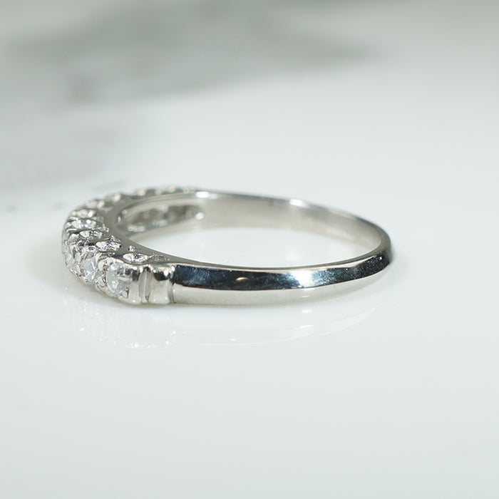 Fabulous Platinum and Diamond Band c1940