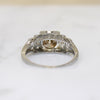 Fabulous Cognac Diamond in Step Side Engagement Ring
