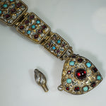 European Chatelaine & Heart Perfume Flacon
