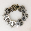 Taxco Gourd Motif Bracelet Signed "Beto Gro"