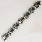 Taxco Gourd Motif Bracelet Signed "Beto Gro"