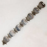 Taxco Gourd Motif Bracelet Signed "Beto Gro"