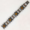 Fascinating Amber & Silver Antique Bracelet