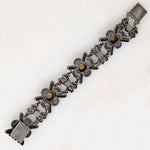 Fascinating Amber & Silver Antique Bracelet
