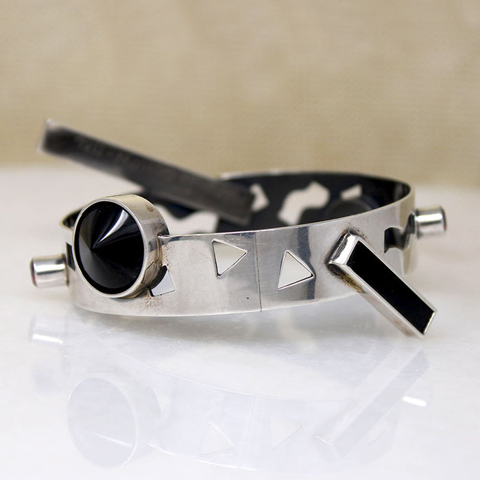 Wild New Wave Silver Bracelet by Mardi-Jo Cohen