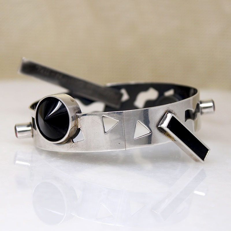 Wild New Wave Silver Bracelet by Mardi-Jo Cohen