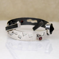 Wild New Wave Silver Bracelet by Mardi-Jo Cohen