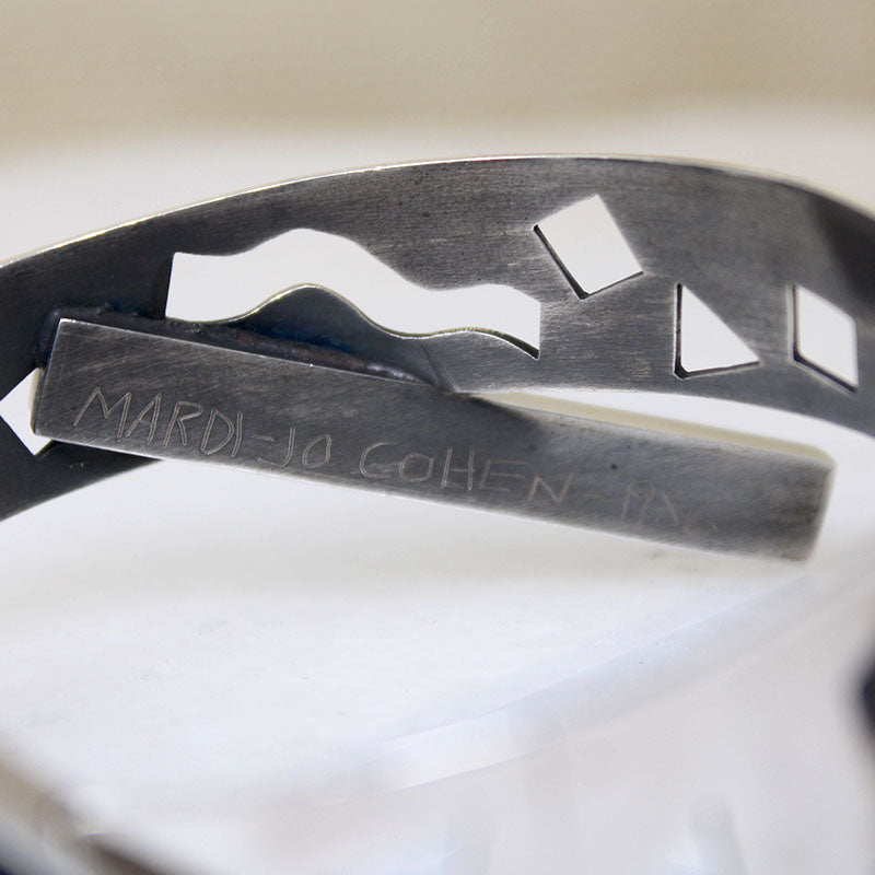Wild New Wave Silver Bracelet by Mardi-Jo Cohen