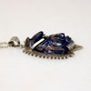 Dramatic Carved Aztec Mask Mexican Necklace