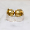 Mexican Modernist Sterling & Vermeil Ring by Harms