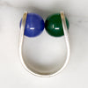 Mexican Modernist Sterling & Gemstone Ring by Harms