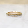 Engraved Two-Tone Gold Art Deco Band