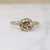 Effervescent 1.70ct Champagne Diamond Art Deco Ring