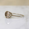 Effervescent 1.70ct Champagne Diamond Art Deco Ring
