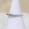 Slim Baguette Diamond & White Gold Wedding Band