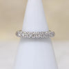 Nine Diamond Chic Platinum Wedding Band