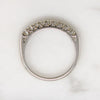 Nine Diamond Chic Platinum Wedding Band