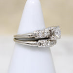 Gorgeous "Gem Lite" Diamond & White Gold Bridal Set