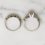 Gorgeous "Gem Lite" Diamond & White Gold Bridal Set