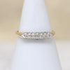 Classic Two-Tone Gold & Diamond Wedding Band