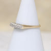 Classic Two-Tone Gold & Diamond Wedding Band