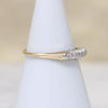 Classic Two-Tone Gold & Diamond Wedding Band