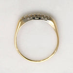 Classic Two-Tone Gold & Diamond Wedding Band