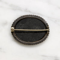 Language of Flowers Pietra Dura Brooch