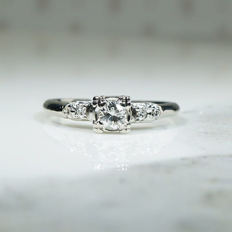 Vintage Diamond Engagement Ring