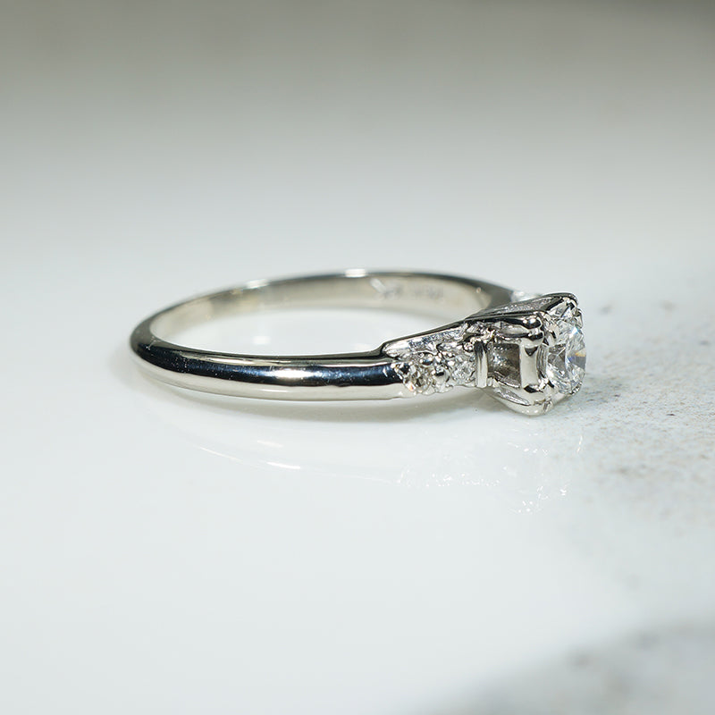 Vintage Diamond Engagement Ring