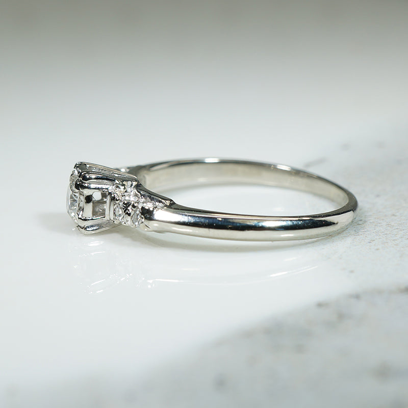 Vintage Diamond Engagement Ring