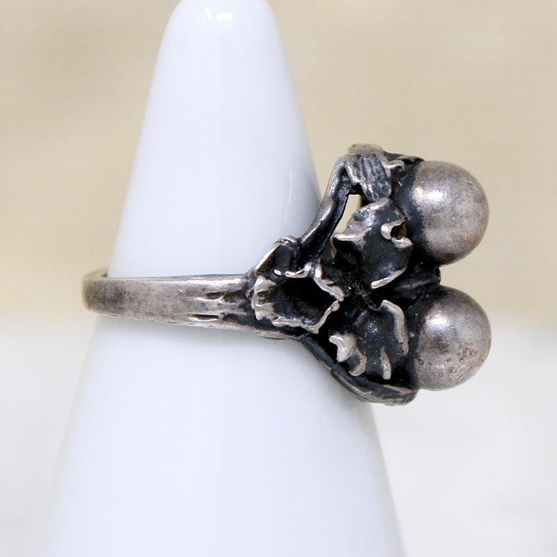 Sterling Silver Orb Ring by Cini