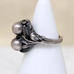 Sterling Silver Orb Ring by Cini