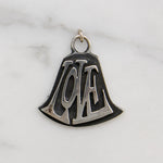 Funky "Love" Bell Sterling Charm