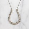 Platinum & Diamond Horseshoe Necklace