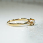 Vintage Gold Diamond Solitaire